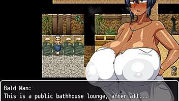 Squirt-loving tanned girl gets banged in public bath