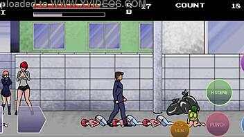 Hentai adventure with street girls