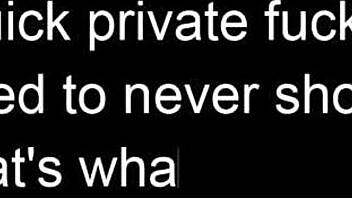 Private casting session with Zoe Bloom in POV.