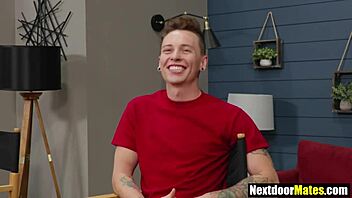 Black jock threesome with white guys in group setting