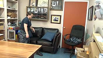 violet navy says, 'casting main on the sofa.'