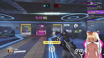 Vtuber Lewdneko Plays Overwatch And Gets Spanked Part 2