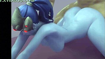 widowmaker gets intense love in hentai