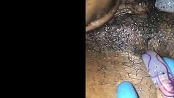 Learning to suck big black cock in homemade session