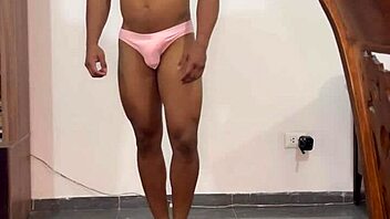 Lingerie casting turns into gay anal porn with curious hetero