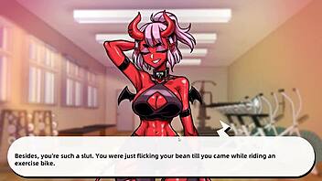 Gym adventure 1: succubus encounter on first day.