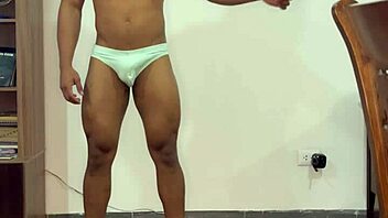 Lingerie casting turns into gay anal porn with curious hetero