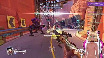 Vtuber Lewdneko Plays Overwatch And Gets Spanked Part 2