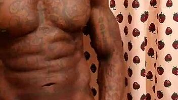 worshipping that big black hairy dick