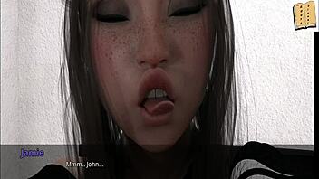 Wvm 41 Catches Elizabeth Masturbating Yet Again in Hentai 3D Game