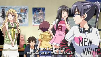 petite teen sees cock first time in hentai.