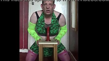 Bouncing up and down in a homemade video part 1