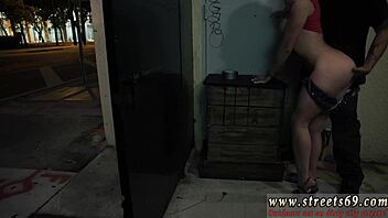 she's trying a rough bondage threesome outdoors for the first time, naked and bound