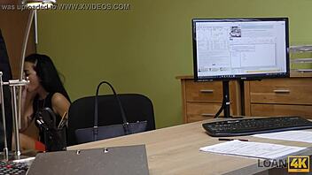 loan4k sexy girl ready for anything to get money