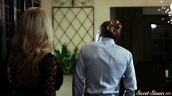 Big tits cougar seduces her stepson with riding and missionary.