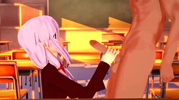 Inori Yuzuriha gets creampied in hentai