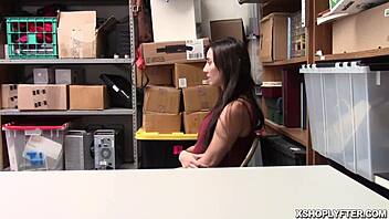 jade amber stripped for lp officer's big cock