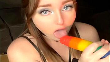 Fuck bench video features big clit masturbation and dildo fucking on the bench.