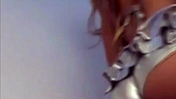 put on these cuffs you naughty boy in lingerie