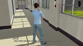 Beautiful Asian girl gets her clothes torn off in this 3D cartoon