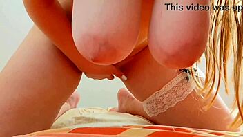 damn, sexy student with big tits fingers tight hole!