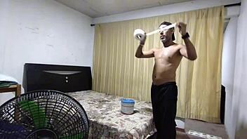 Unfaithful Wife's Secret Fuck With Husband's Friend While He Works