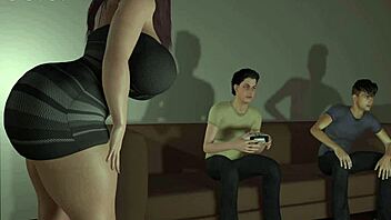 ocici is running errands with her big tits bouncing.