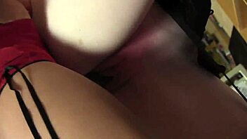 In the LIBRARY, two BOOKWORM LESBIANS, a BLONDE and BRUNETTE, STRIP leggings and PLAY with TOYS and STRAPONS on BIG TITS