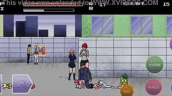 Hentai adventure with street girls