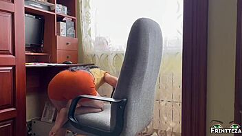 Stepmom Feels Intense Pleasure After Creampie From Stepson.