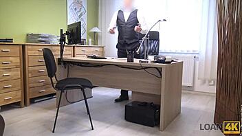 loan4k sexy girl ready for anything to get money