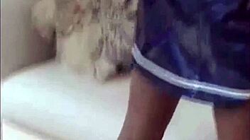 put on these cuffs you naughty boy in lingerie