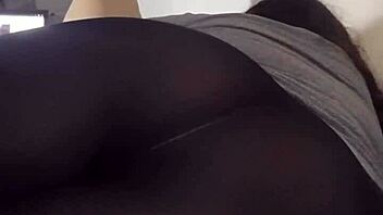 Mexican Teen 18+ Sucks and Shows Juicy Ass in Leggings