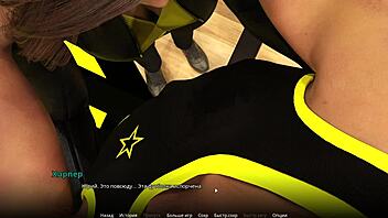 3D animated porn with college students in FFM threesome