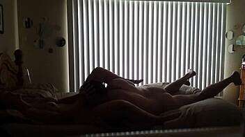 fucking my hot wife on hidden cam, she screams with every thrust