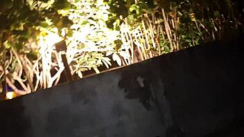 married woman flashing ass in public