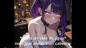 Shogun Raiden Part 2: Intense Femdom JOI CEI in Spanish Anime