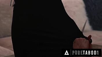 strict stepdad fucks petite khloe's ass