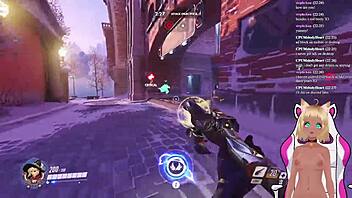 Vtuber Lewdneko Plays Overwatch And Gets Spanked Part 2