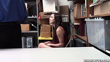 jade amber stripped for lp officer's big cock