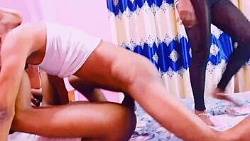 Watch hanif, popy khatun, and sumona in hot threesome anal action!