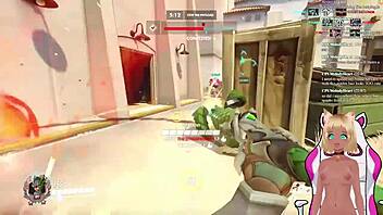 Vtuber Lewdneko Plays Overwatch And Gets Spanked Part 2