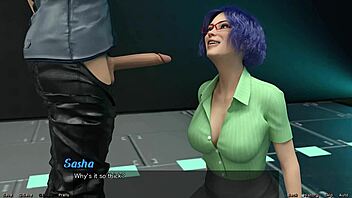 Stranded in space 55, it's blowjob time with huge cock