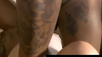 jayla diamond licks rome majors big black cock in interracial 3way fucking