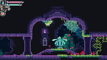 Watch the flip witch game where she gives a titjob