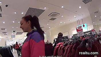 stellar czech teen seduced in supermaket and pounded in pov