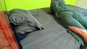 Asian stepmom caught off guard with a steamy surprise fuck