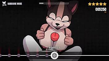 In Beatbanger's new update, the furry character bangs through all levels to 100