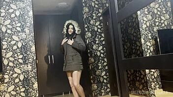 milfycalla says, 'look at all this cum on my jacket'