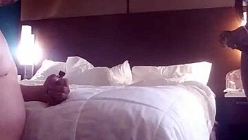 Latino sucks a black shemale's monster cock deep!